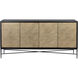 Algarve 68 X 20 inch Black / Champagne Gold Sideboard